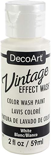 Deco Art Blanco de lavado de efecto vintage, talla única