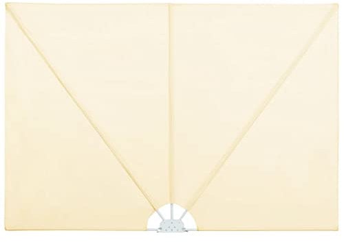 vidaXL Toldo de Terraza Exterior Lateral Plegable 300x200 cm Crema Patio Balcón Jardín