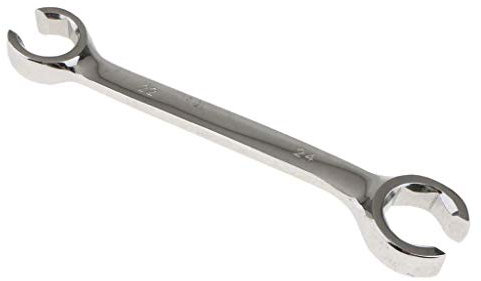 SENRISE Flare Nut Spanner 1PCS Double End Open Ring Spanner Brake Pipe Spanner Metric for Home and Auto Repairing (9x11mm)