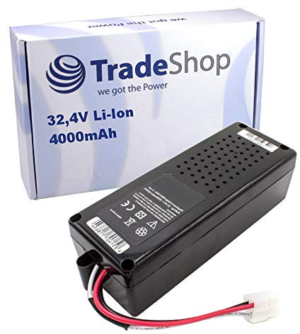 Batterie Li-ion haute performance 32,4 V / 4000 mAh pour Bosch Indego 800 850 1000 1100 Connect 1200 Connect 1300 1999 3600 10C 13C remplace F016104299 F016L67804