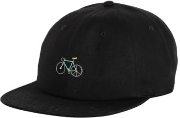 IRIEDAILY Peaceride Cap, Bio-Baumwolle, Black