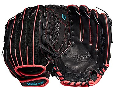 WILSON 2022 Flash Fastpitch Softball Outfield Handschuh für Linkshänder, 30,5 cm