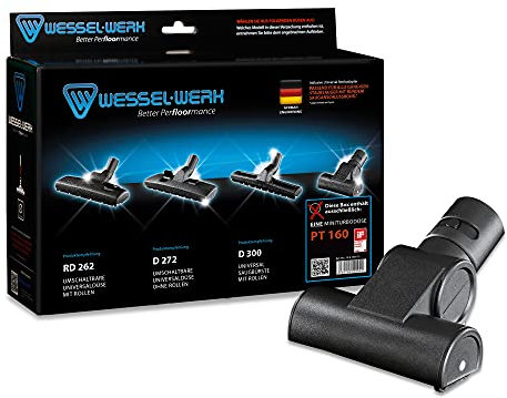 Wessel-Werk PT160 Hand-Turbobürste | Staubsaugerdüse | Ideal für Haustierbesitzer | für Polster und Autoinnenraum | entfernt Katzen- und Hundehaare gründlich | inkl. Reinigungszubehör