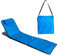 Pincho Esterilla de Playa Plegable con Respaldo Ajustable – Tumbona Portátil Ligera para Camping, Jardín y Piscina – Alfombra de Playa con Respaldo Ergonómico y Fácil Transporte (Turquesa x 1)
