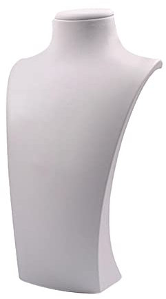 Amagogo Jewellery Necklace 3D Display Holder Pendant Chain Bra Stand Jewellery Model Organizer für Boutiquen Party Layout, 12.5x23cm, Weiß 17x33,5cm, Andere