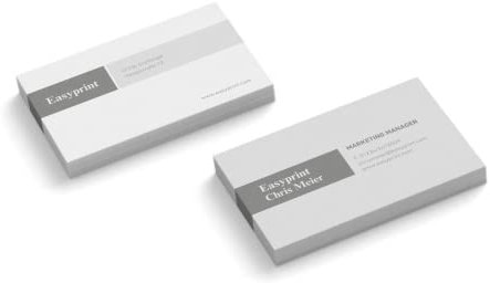 100 Visitenkarten drucken | Marketing Manager | 2-seitig | Querformat | Farbe + Papier zur Auswahl | personalisieren | Industrie | Produktion | Management | Geschäftsführer | Assistent (Weiß)