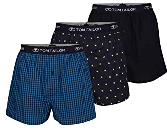 TOM TAILOR Herren Boxershorts Unterhosen Web Shorts