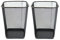 Best House | Metal Mesh Bin | Square | 9 Litres | GRAY | Metal Wire Waste Basket Bin | Paper Bin | Lightweight and Sturdy Rubbish Bin | Ideal for Kitchen Home Office Living Room Bedroom (Pack of 2)
