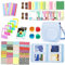 Leebotree Instantané Caméra Accessoires Compatible avec Instax Mini 12 Appareil Photo, Le Package Comprend Housse de Caméra,Album, Cadres, Autocollant de Bord and Coin (Bleu Pastel)