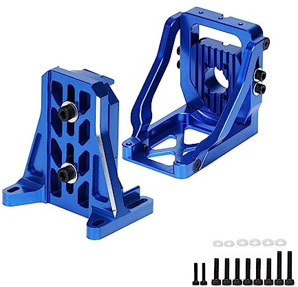 Palumma RC Motor Mount for TRAXXAS, Aluminum Alloy Front & Rear RC Motor Mount Bracket for Traxxas X-Maxx 6S 8S / XRT 8s Upgrades Part (Blue)