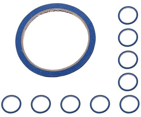 10 Set 10 Stück Drapierband Mannequin Masking Tape selbstklebend Kleid Form blau