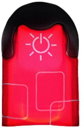 flintronic LED Clip, Aufladbarer USB LED Magnet Clip, LED Magnet Clip Lichter mit 3 Beleuchtungsmodi, Hohe Sichtbarkeit und Hell Leuchtend, Unisex für Rucksack Wandern Laufen Joggen, Rot