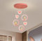 SSNCcNC Pendelleuchte Kinderzimmerlampe Sailor Moon Cartoon Deckenlampe Dimmbar mit Fernbedienung Rosa Mädchen Hängeleuchten LED 6-Flammig Pendelleuchten fur schlafzimmer Wohnzimmer Ø44cm