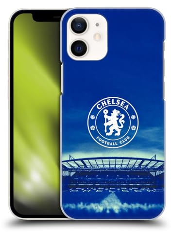 Head Case Designs Officially Licensed Chelsea Football Club Logo Retro Kit and Stadium Hard Back Case Compatible With Apple iPhone 12 Mini