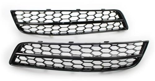 DZSYANJIASM Griglia Cofano Anteriore per Audi A3 8P 2009-2013 Nero Lucido Auto Anteriore Fendinebbia Griglia Copertura Trim Griglia A Nido d'Ape Griglie Frontali