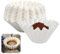 100 Stück 45/155mm Korbfiltertüten, Kaffeefilter Weiß, Korbfilter Kaffeefilter, Coffee Filters Paper, Kaffeefilterpapier, Korb-Kaffeefilter, Korbfilterpapier, Kaffefilter für Kaffeemaschinen