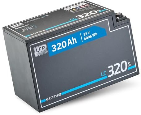 ECTIVE LiFePO4 Lithium-Eisenphosphat Untersitzbatterie LC320s LT 12V 320Ah