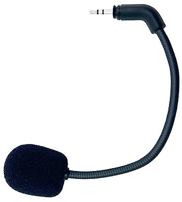 TEMOOUES Replacement Microphone 2.5mm Plated Plug Mic- Stereo Studio Gaming Headset Voice Mic- For Turtle-Beach 500