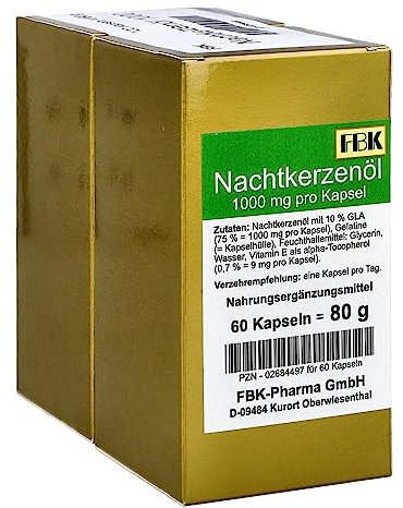 Nachtkerzenöl 1000 Kapseln 120 stk