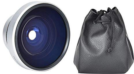 Teror Fisheye-Objektiv, Silber Starke Anwendbarkeit 37 mm 0,25-faches Super Fisheye-Zusatzobjektiv für 37 mm Ca_liber-Kameraobjektive