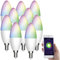 Luminea Home Control Alexa-Leuchtmittel E14: 10er-Set WLAN-LED-Lampe kompatibel mit Amazon Alexa/Google Assistant, E14, 5,5 W (Smart Glühbirne, RGB Glühbirne, Kerzen)