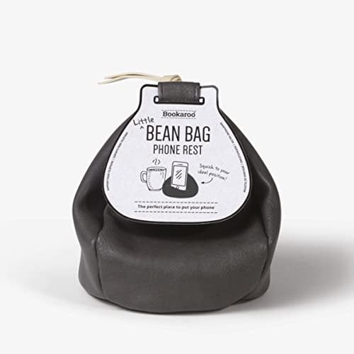 IF Bookaroo Little Bean Bag Phone Rest, for Phone, Tablet or Book - Charcoal