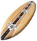 Seestern Sportswear Deko Holz Surfboard 80 cm lang Airbrush Design Surfing Surfen Wellenreiten Surf /FBA_1865