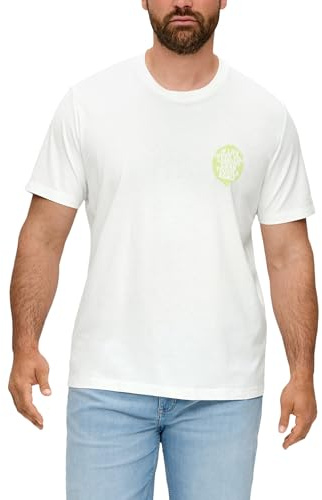 s.Oliver Herren Baumwoll-t-Shirt mit Frontprint T-Shirt