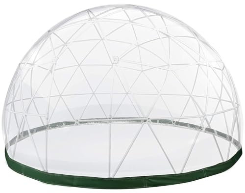FANYING 8–10 Personen Iglu-Kuppel, Gartenterrasse, Überdachung, großes, übergroßes Sofort-Gewächshaus für Veranstaltungen und Partys (Transparenz)