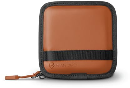 WANDRD Lens Filter Case - Store 4 Filters in Your Camera Backpack or Camera Case, Protect Photography Accessories from Scratches, Dust & Impact (Sedona Orange)