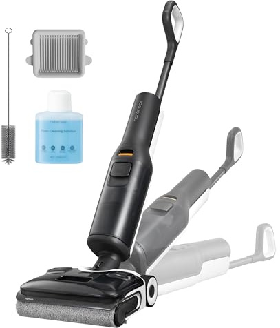 roborock F25 ALT Vacuum Mop, Wet Dry Vacuum Cleaner, Cordless Hard Floor Cleaner Machine with AI Assistant Wheels, 180° Lie-Flat, 194°F Hot Air Flash Drying & Self Cleaning Electric Mop