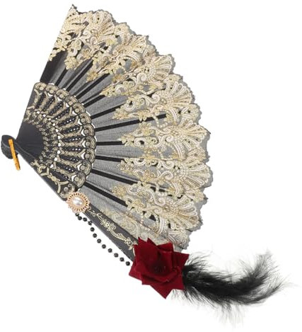 SHINEOFI Fan Hand Fan Folding for Women Retro Hand Fan Folding Fan for Wedding Handheld f