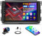 8 Core Qualcomm Android 15 4+64G Autoradio für Mercedes-Benz Smart Fortwo 451 2005-2010, 9 Touchscreen Radio mit CarPlay Android Auto GPS WiFi FM/RDS DSP 3D Auto Modell Showcase+Rückfahrkamera