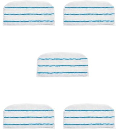 Compatible for Black & Decker，Steam Mop Cloths 5PCS for FSM 1600 1610 1620 1630 Series Replacement Mop Pads