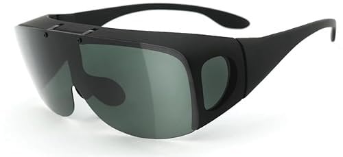 Skipper® | POLARISIERT | Überbrille für Brillenträger, Überbrille Sonnenbrille, Überziehbrille, Überzieh Sonnenbrille, Herren & Damen, UV400 Schutz [2197]