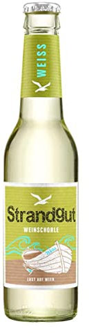 12 Flaschen Strandgut Weinschorle Weiß a 275ml Schorle kleine Flaschen