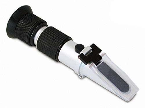 NEWTRY Tragbares Handmessgerät für Zucker, Süßheit, Salinität, Kryoskop, Refraktometer - VBC3