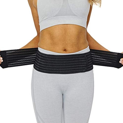 NEOtech Care 3-in-1 Bauchgurt für Schwangerschaft und nach der Geburt - zur Stützung von Bauch und Becken (Schwarz, S)