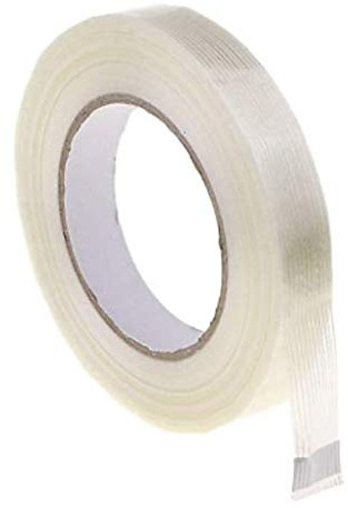Faserverstärktes Klebeband Filamentband 50m Rolle 12mmx 50m transparent