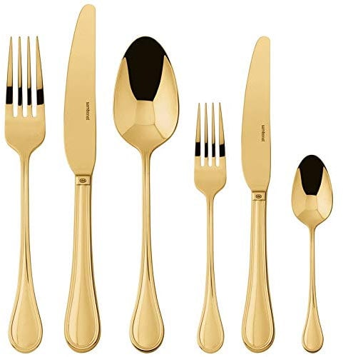 SAMBONET - Servizio 36 Pz Monoblocco Royal Pvd Gold