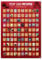 Me Time Joy Top 100 Anime Scratch Off Poster mit Rubbelwerkzeug - 100 Anime Bucket List Serie