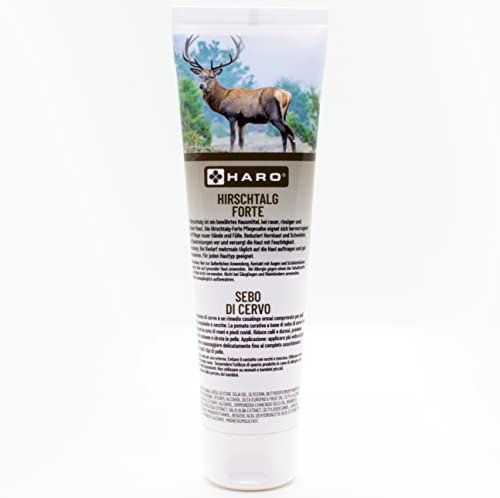 Haro active Hirschtalg forte, reduziert Hornhaut und Schwielen, wirkt gegen Wundreibung, schützt vor Blasen, Handcreme, Fußcreme