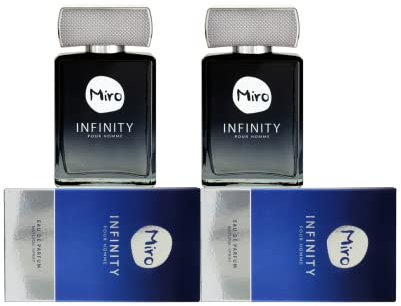Miro Infinity pour homme Eau de Parfum Spray 2 x 75 ml (150 ml)