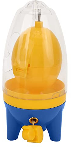 Egg Shaker,Eierschleuder,Goldener Eiermacher,Manueller EierschüTtler,Tragbarer Eigelb-Und EiweißMixer,Lustige Form,Hohe Torsionsrotation,Handbetriebener Egg Scrambler,SpüLmaschinenfest,Blau,Gold