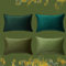 Topfinel Kissenbezug 30x50 Samt 4er Set grün Farbverlauf Kissenbezüge Kissenhülle sofakissen dekokissen Zierkissen Bezug deko für Sofa Schlafzimmer Wohnzimmer Kinderzimmer