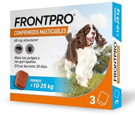 Antiparasitaire à croquer pour Chiens de 10 à 25 kg FRONTPRO
