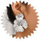Inateannal Vintage Übertrieben Lotus Blatt Ohrringe Runde Blatt Tropfen Ohrringe Silber Große Metall Blume Ohrringe Metall Aussage Blume Ohrringe Schmuck Für Frauen Und Mädchen