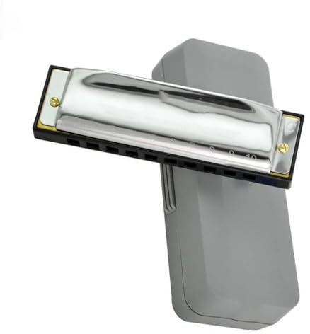 Mundharmonika Diatonische Mundharmonika Mit 10 Löchern, Standard-Diatonische Mundharmonika Mit 10 Löchern, Harfe, Dur C, D, E, F, A (Color : D)