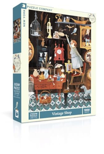 New York Puzzle Company - Adelina Lirius Vintage Shop - 1000 Teile Puzzle für Erwachsene von Adelina Lirius