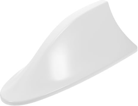 Uonlytech Shark Fin Antenna Car Roof Aerial Base Signal Radio Antenna Cover No Drilling Car Top Spoiler Mount